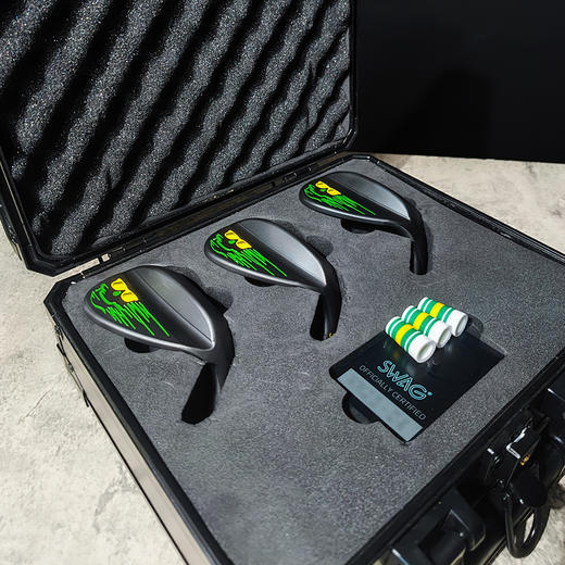 【限量】SWAG大师赛绿黑融化骷髅挖起杆组锻造碳钢杆头(一箱3头) 商品图3