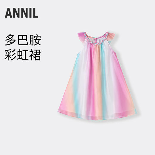 【实体店同款】女童无袖连衣裙夏季新款安奈儿童装XG523653 商品图0