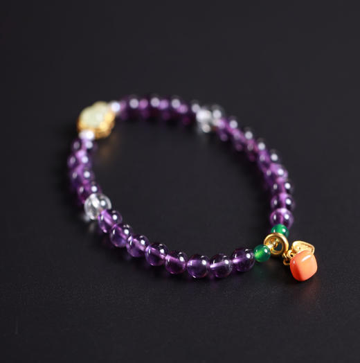 YZSJ0031°紫水晶手串 商品图1