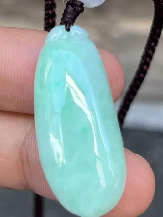 【云意轩翡翠】编号：6622 糯冰绿底翡翠福瓜  天然翡翠 附证书 商品图2