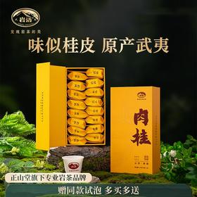 岩语 云岩肉桂 茶叶特级武夷岩茶乌龙茶口粮茶自饮盒装128g