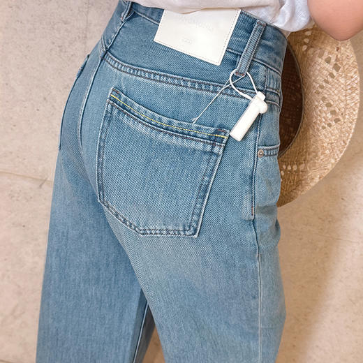 【部分现货】良木礼八分阔腿牛仔裤（91813-1） 商品图1