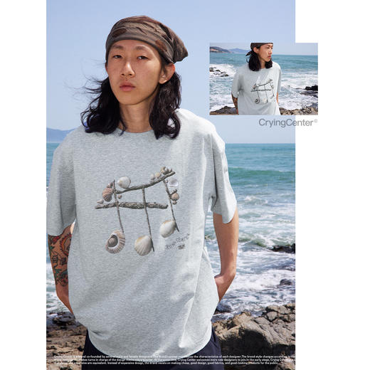 CryingCenter 索罗娜凉感贝壳音符Tee 哭喊中心 商品图2