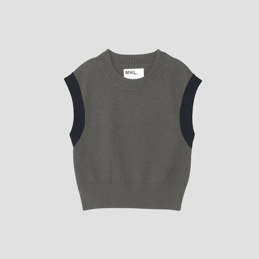 MHL Vest COATED DRY COTTON 女式圆领针织背心 商品图3