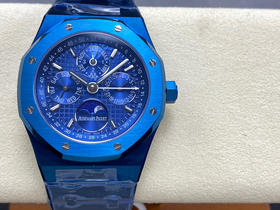 NOOB official爱彼 皇家橡树系列 ，复杂功能万年历腕表。型号：26574ST.OO.1220ST.01 业内唯一实现原版功能➕贵族钟表 爱彼皇家橡树系列万年历腕表 正品原版开模❕❕