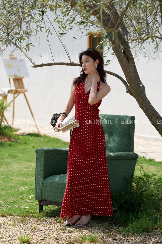 【门店同款】ENJOY夏季“夏日番情”波点挂脖裙 162406169 商品图1