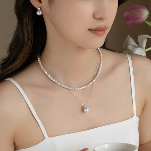 【买2送1】MS Lemuguet天然淡水珍珠首饰，爱迪生/淡水AK/紫色淡水珍珠 带证书礼盒 商品图5