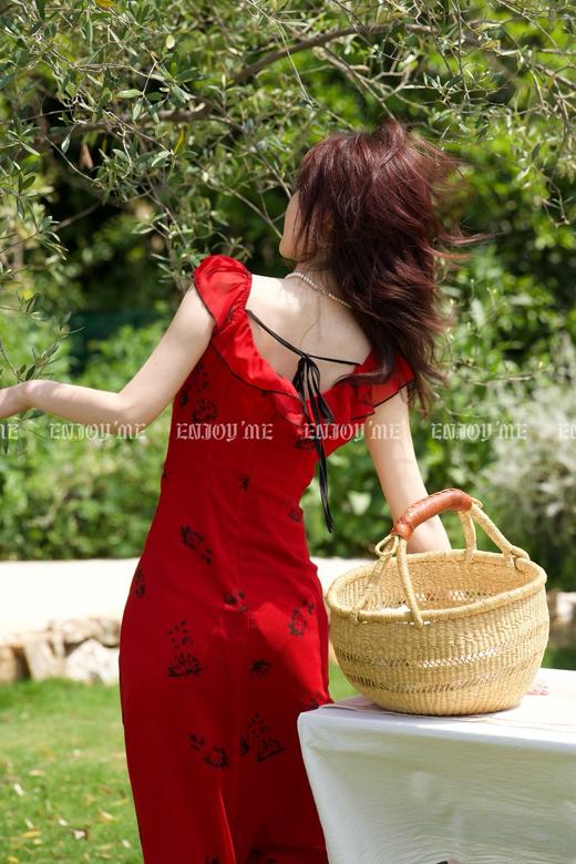 【门店同款】ENJOY夏季“夏日番情”秘境玫瑰长裙 162494496 商品图4