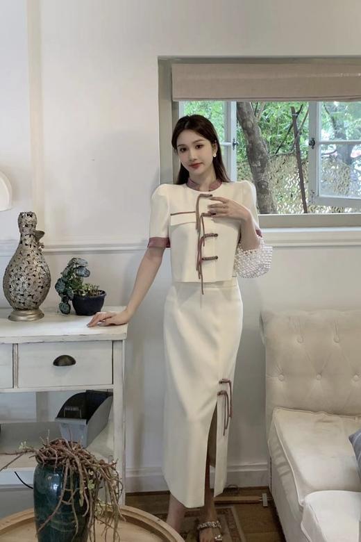 amadella 新中式优雅撞色套装 18296 商品图0