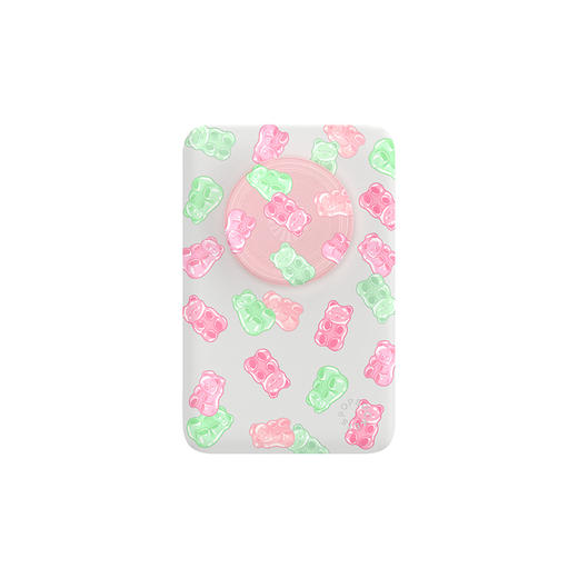 【磁吸充电宝】轻轻小熊雨·MagSafe充电宝 OTHER配件 Power充电宝系列 甜 白色 动物 拼贴 商品图2