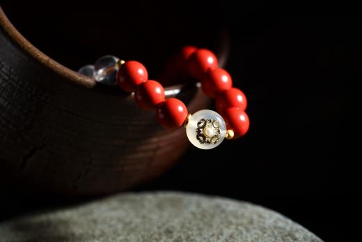 YHZS0013°朱砂手串 商品图4