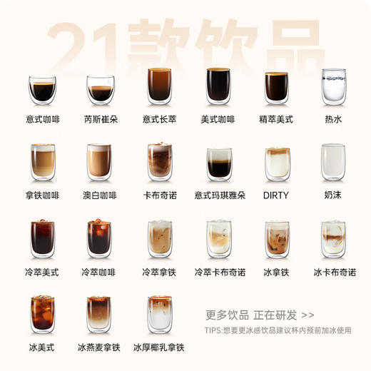 咖啡自由（KAxFREE）【】咖啡机_冷萃全自动咖啡机家用意式研磨一体机_大屏触控_SF1_Max_月白色【新】 商品图5