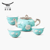 【6F】国瓷永丰源 手绘蓝6头茶具 商品缩略图0