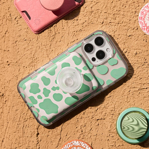 【磁吸充电宝】薄荷奶牛·MagSafe充电宝 OTHER配件 Power充电宝系列 绿洲物语 蓝色 拼贴 商品图1