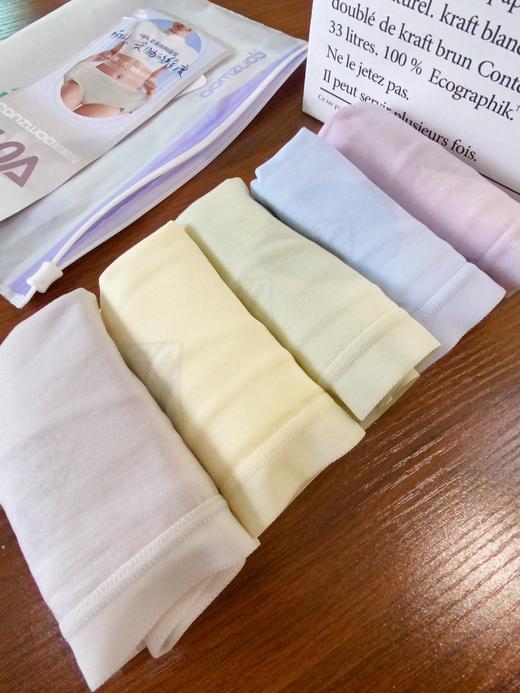 松植屋铂金蚕丝内裤5条装10A级抗菌蚕丝底挡强效抑菌无感内裤女生三角短裤 商品图5