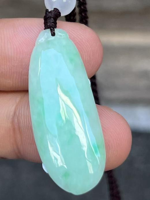 【云意轩翡翠】编号：6659 糯冰绿底翡翠福瓜  天然翡翠 附证书 商品图2