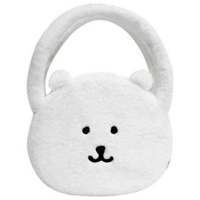 自嘲熊 白色 单肩包 挎包