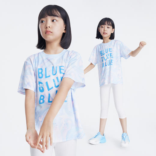 女童SORONA圆领短袖针织衫夏季新款安奈儿童装EG521191 商品图3