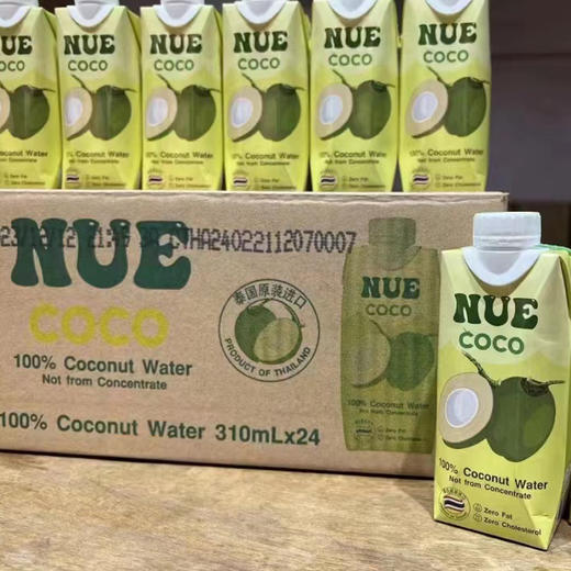 NUE纽尔可可纯椰子水 | 富含天然电解质鲜椰汁一样自然鲜甜 | 泰国原装进口 商品图4