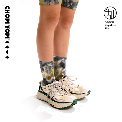 chopiyopi童装 儿童logo扎染运动袜高弹透气夏季袜子 chopiyopi 商品图0