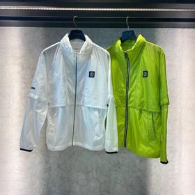 M&L*家 薄款防晒防风防小雨外套重工可拆袖变短袖小夹克M323238