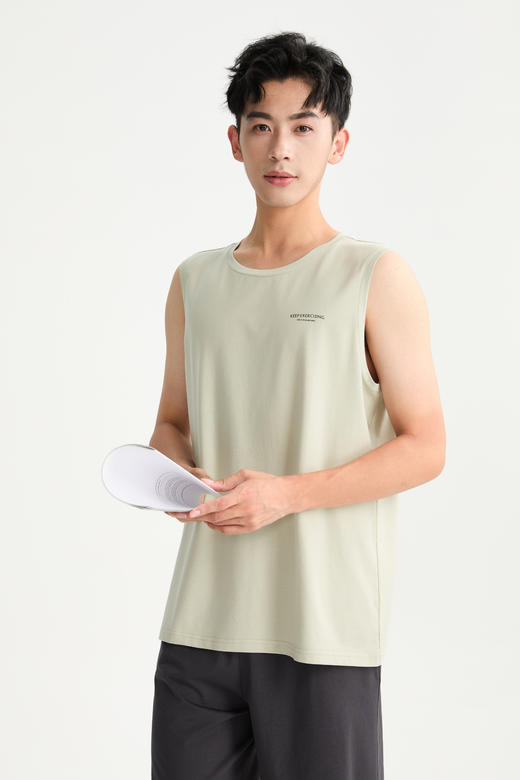 连绵·莫代尔男士背心家居服套装 商品图1