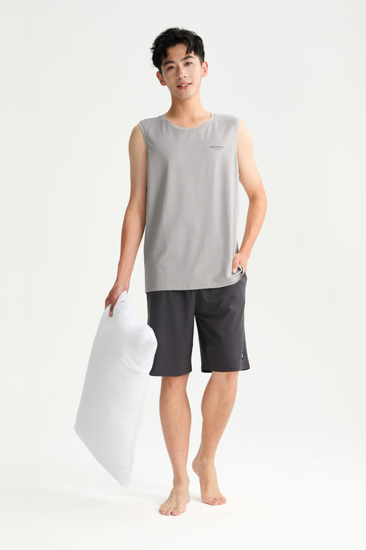 连绵·莫代尔男士背心家居服套装 商品图3
