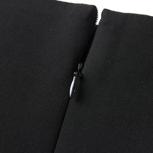 丁摩 气质半身裙女高腰显瘦后开叉A字中长裙高级感垂感西装裙子5ZF-802 商品图3