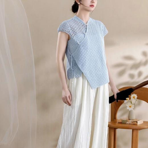 苏苏姐家月风上衣手工DIY钩针蕾丝线毛线团自制材料包 商品图1