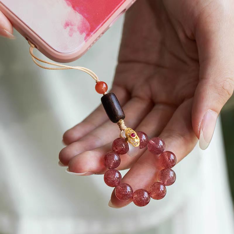 【赠品】水晶手机挂件