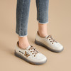 小白鞋时尚休闲软底鞋，平底蝴蝶前系带板鞋SY- 2603 商品缩略图3