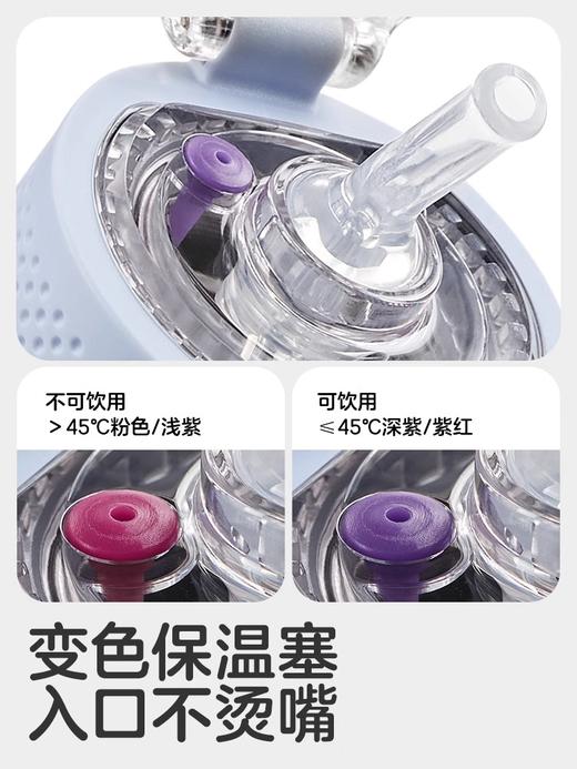 【微瑕】KUB可优比儿童保温杯宝宝吸管杯婴儿喝水杯学饮杯带吸管壶幼儿园（收到无质量问题不退不换，介意者勿拍） 商品图2