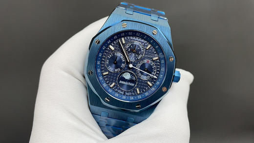 NOOB official爱彼 皇家橡树系列 ，复杂功能万年历腕表。型号：26574ST.OO.1220ST.01 业内唯一实现原版功能➕贵族钟表 爱彼皇家橡树系列万年历腕表 正品原版开模❕❕ 商品图10