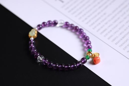 YZSJ0031°紫水晶手串 商品图2