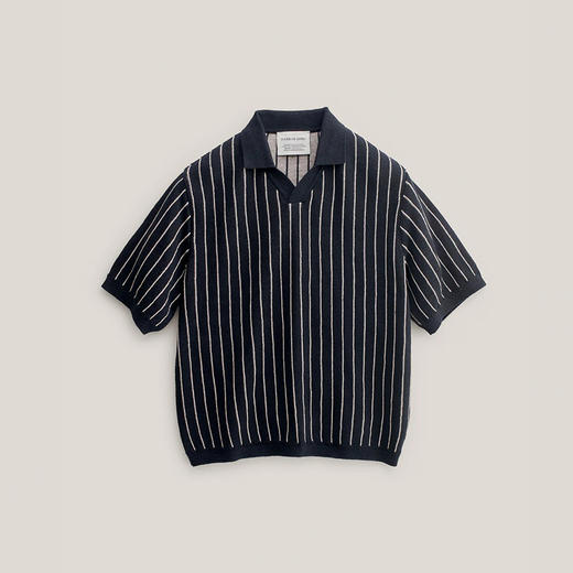 A Kind Of Guise MAHUA KNIT POLO 意大利亚麻棉混纺针织POLO衫 商品图3