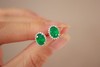1.5ct刻面祖母绿耳钉 商品缩略图2