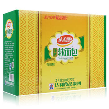 达利园法式软面包香橙味600g礼盒装早餐代餐小面包休闲零食办公室点心 商品图8