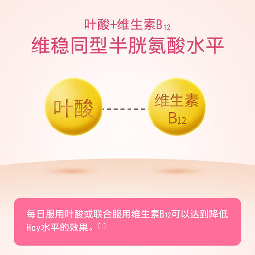 分销-斯利安叶酸中老年叶酸B12将同型半胱氨酸90粒 商品图1