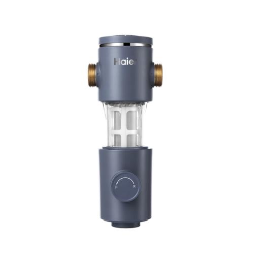 海尔前置过滤器6T大通量家用净水器40微米反冲洗精滤实时水压监测全屋净水HP-36 商品图0