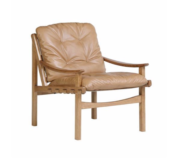 卡斯克 皮艺休闲椅 Kaskinen Leather Accent Chair
