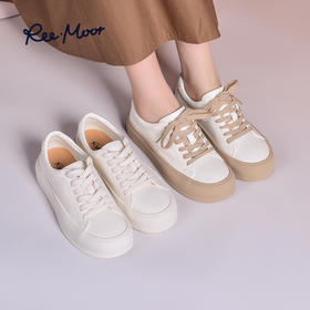 REEMOOR睿慕简约小白鞋休闲时尚软底百搭休闲运动鞋