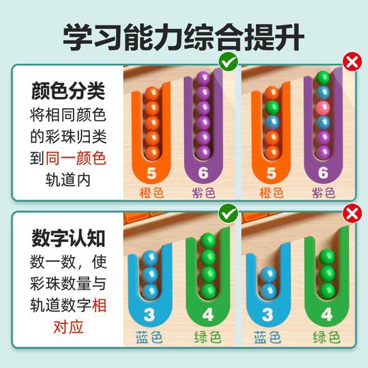 【趣味磁力走珠运笔】儿童磁力迷宫走珠专注力运笔逻辑思维3-6岁早教益智玩具 商品图1