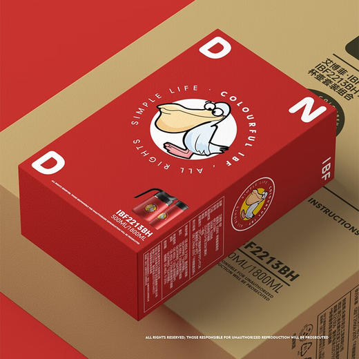 IBF艾博菲艾博菲（IBF）_渡渡鸟·焖茶壶组合套装-红色【K】 商品图2