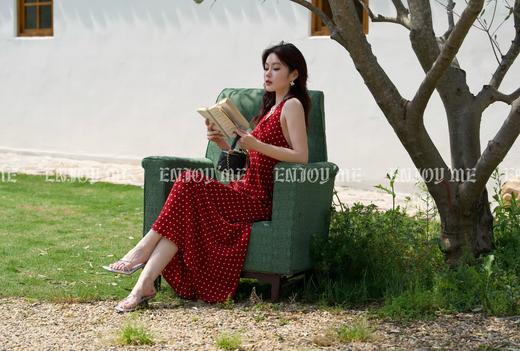 【门店同款】ENJOY夏季“夏日番情”波点挂脖裙 162406169 商品图7