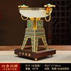 【彼达思】四方纳财 聚财宝鼎 景泰蓝色 商务送礼办公摆件 商品缩略图0
