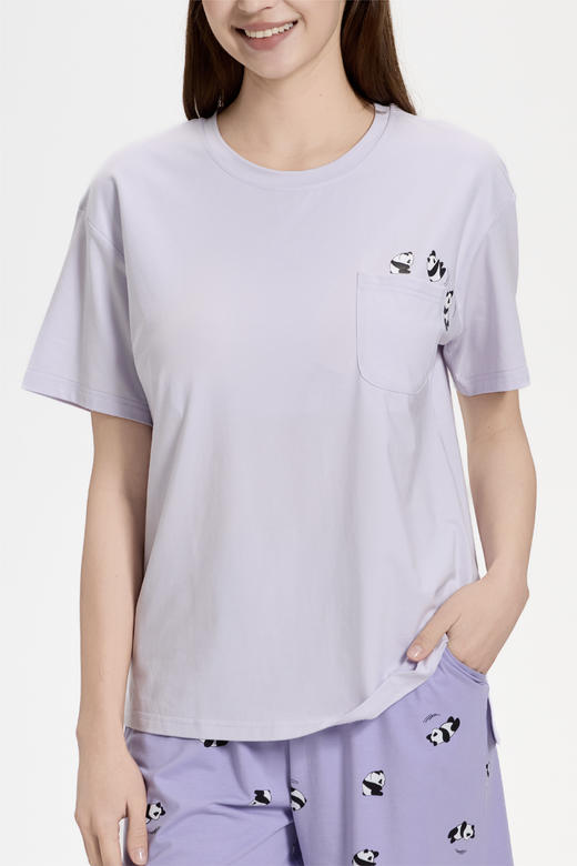 连绵·熊猫莫代尔家居服 男/女款（胸垫款） 商品图11