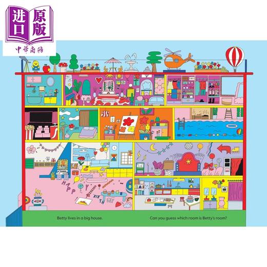 【中商原版】Bettys Birthday 贝蒂的生日 英文原版 儿童绘本 故事图画书 进口图书 低幼儿童启蒙找找书活动书 寻找 推理 计算 商品图4