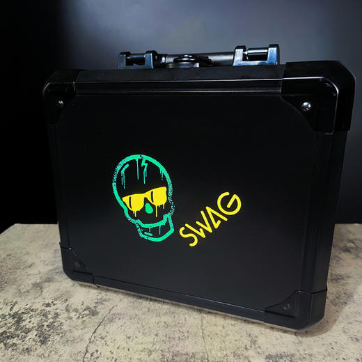 【限量】SWAG大师赛绿黑融化骷髅挖起杆组锻造碳钢杆头(一箱3头) 商品图4