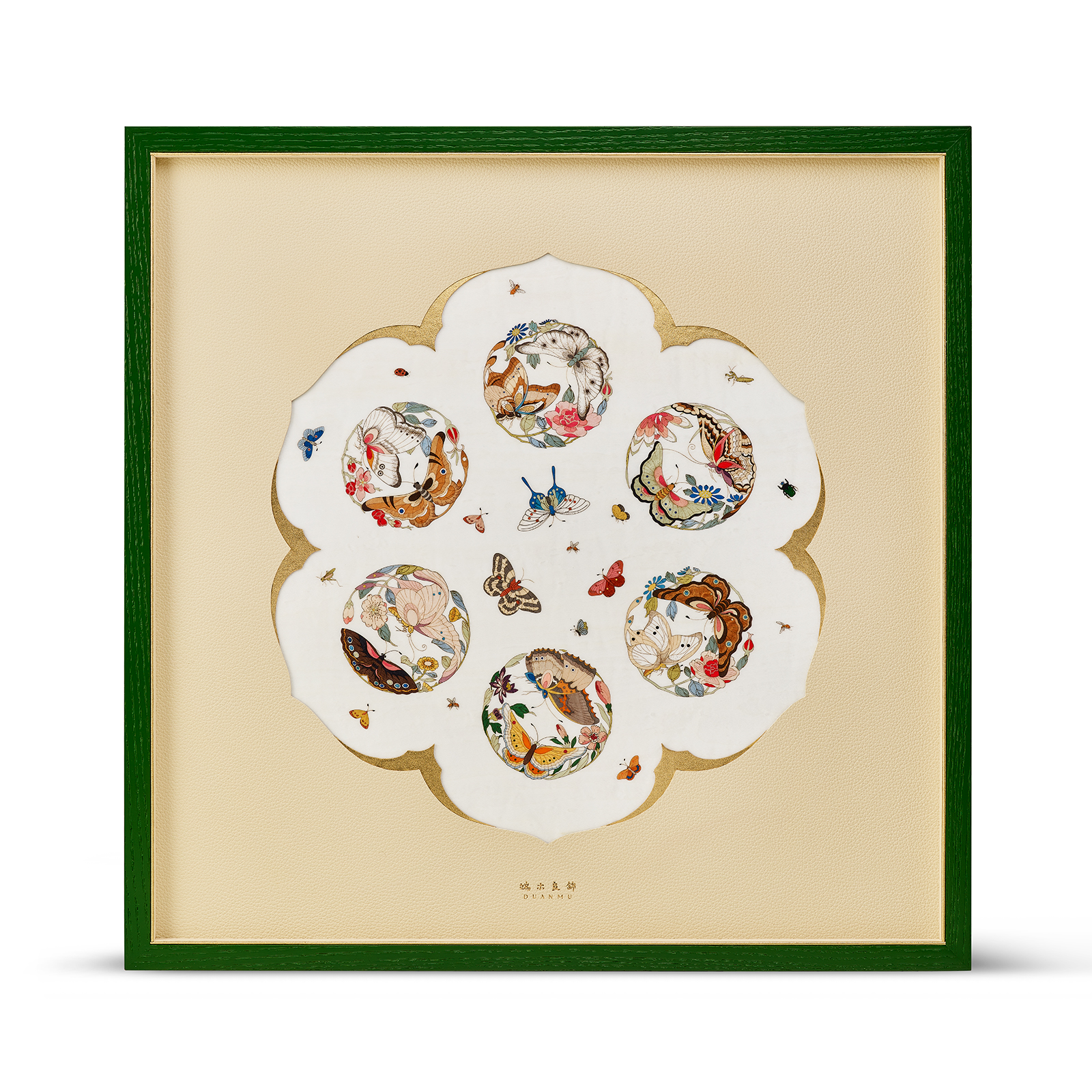 “蝶恋花”主题镶嵌画