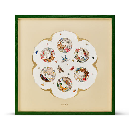 “蝶恋花”主题镶嵌画 商品图0